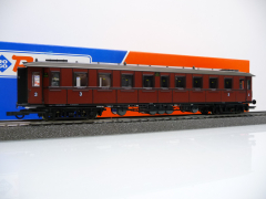 Roco 44545 H0 Personenwagen Württemberg 3.Kl. Ep. I rotbraun