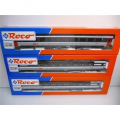 Roco 44768 + 44769 + 44770 H0 3 x Personenwagen der SBB wie ladenneu !! 2L= DC