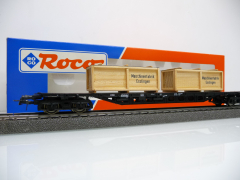 Roco 46781.A H0 Güterwagen Maschinenfabrik Esslingen der DB IV Sgjs