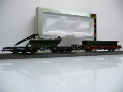 Roco 820 H0 Schwerlastwagen und Panzerschnellbrücke Samms + 1 Kbs 442 + Panzer Biber