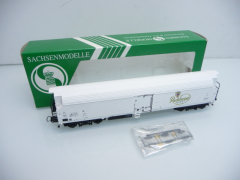 Sachsenmodelle 16049 H0 Kühlwagen der DR RADEBERGER BIER 087 2129-1 weiß
