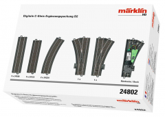 Märklin 24802 H0 Digitale C-Gleis-Ergänzungspackung D2 mit Decoder