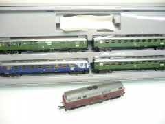 Märklin 2664 H0 Schnellzug-Set 5-teilig der DB Diesellok V 160 Lollo + 4 Waggons Digital wie NEU !!