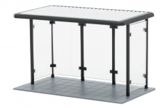 Viessmann 38179 H0 Bushaltestelle mit Flachdach L 5,1 x B 2,8 x H 3,1 cm