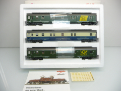 Märklin 41573 H0 3-teiliges Bahnpostwagen Set InterCity Post AG
