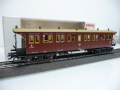 Märklin 4213 H0 Schnellzugwagen 3.Klasse 3812 K.W.St.E braunrot wie ladenneu