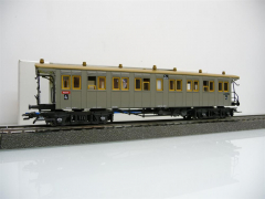 Märklin 4214 H0 Schnellzugwagen C4 3839 K.W.St.E 4. KL Ep I grau - Wie ladenneu!