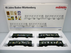 Märklin 4392 H0 Wagenset 4-teilig 40 Jahre Baden Württemberg
