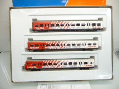 Roco 44020 H0 3-teiliges S-Bahn Wagen Set TOSHIBA Ep. IV der DB