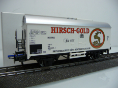 Märklin 4415 H0 Bierwagen HIRSCH-GOLD 806 2 274-9 Ichqrs weiß