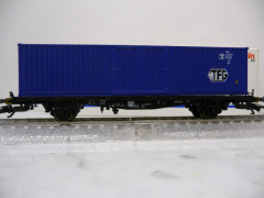 Märklin 4769 H0 Containertragwagen 40 ft Container TFG der DB blau