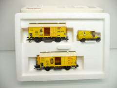 Märklin 4876 H0 3-teiliges Wagen-Set BANANENTRANSPORT mit Fahrzeug MHI SoSe