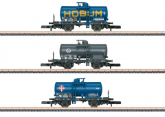 Märklin H0 82326 Kesselwagen-Set Hobum, EVA, F. Thörl der DB Ep. III