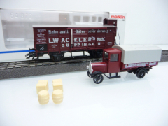 Märklin 84793 H0 Museumswagen 1993 WACKLERs GÖPPINGEN mit LKW