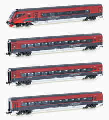 Hobbytrain H25224 N 4er SET Personenwagen ÖBB Railjet Ep. VI Set 1