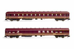 Arnold HN4300 2-teiliges Set Euro Express Reisezugwagen / Salonwagen Ep. V-VI