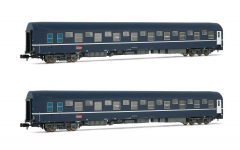Arnold HN4343 Spur N 2-tlg. Set T2 Schlafwagen der SNCF - Blaue Lackierung mit dégradé-Logo