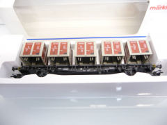 Märklin 4767 H0 Behälter-Tragwagen der DB Lgjs 598 VON HAUS ZU HAUS