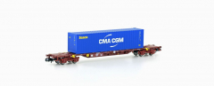 MFTrain MF33443 N Containerwagen Sgs D-VTG / CMA CGM blau Ep.VI
