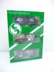 Sachsenmodelle 14101 H0 Kesselwagen Set Ep. II der DRG 3-teiliges Set