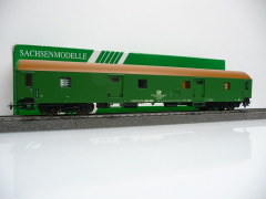 Sachsenmodelle 14321 H0 Bahnpostwagen Post r-a24 DBP 43849-6 grün