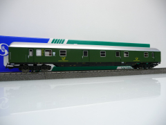 Sachsenmodelle 74635 H0 Bahnpostwagen 4m-a/26 DBP Ep. III grün
