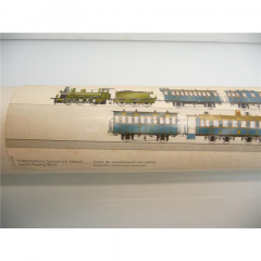 Trix 31331/21231 H0 Präsentationsgleis / Sockel aus Metall für König Ludwig Zug