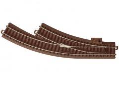 Trix H0 62672 Bogenweiche rechts Handbetrieben